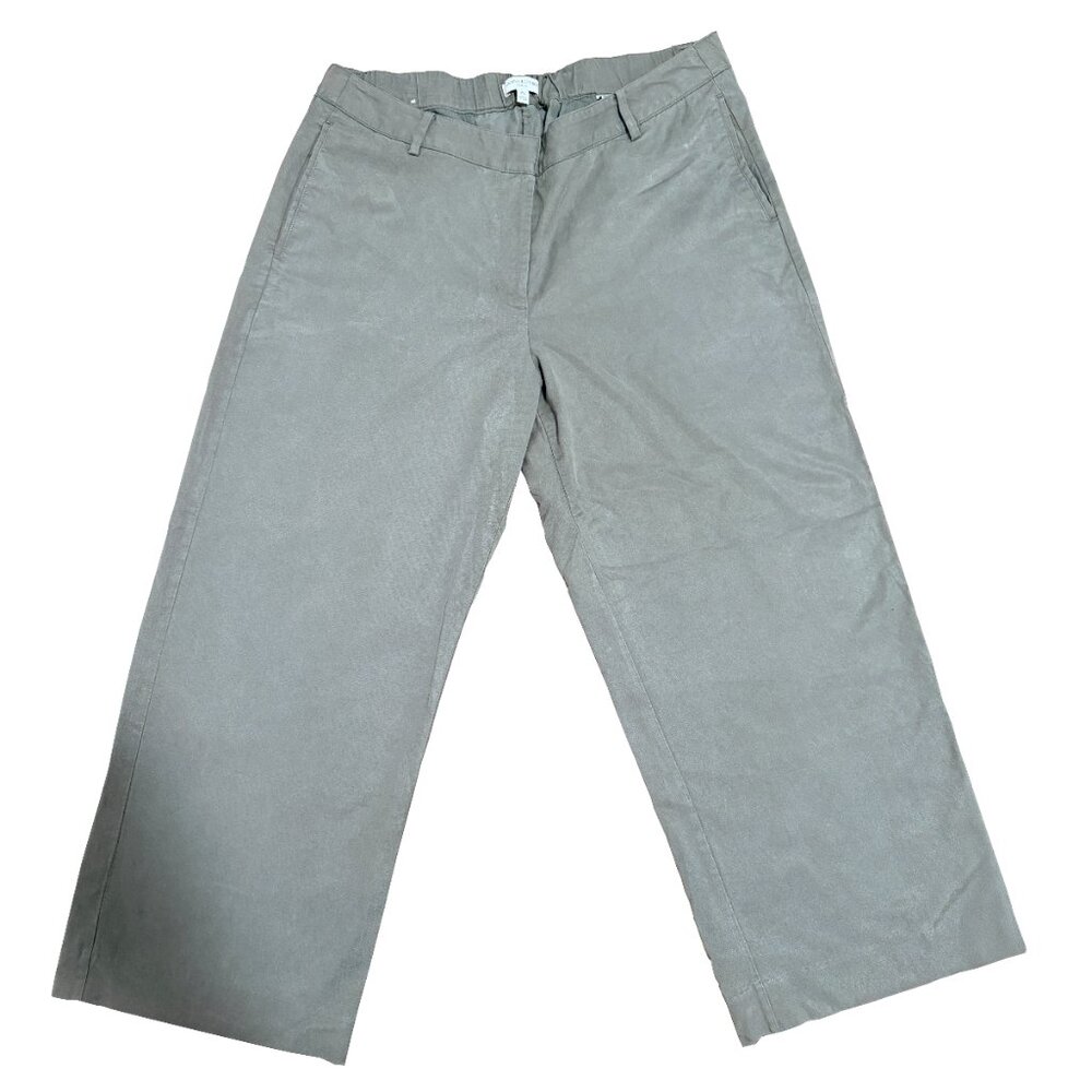 Banana Republic Wide Leg Pant XL Gray Succulent - The Everyday Trouser - Picture 4 of 7